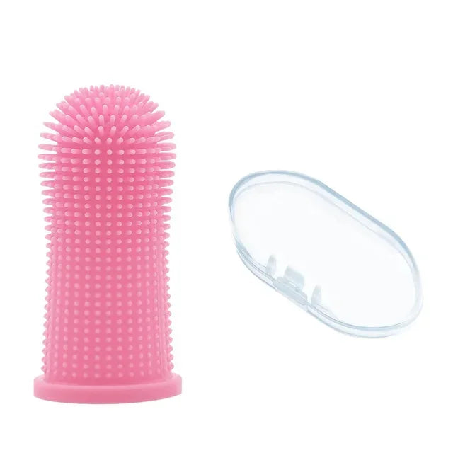 Pet Grooming Finger Brush Glove