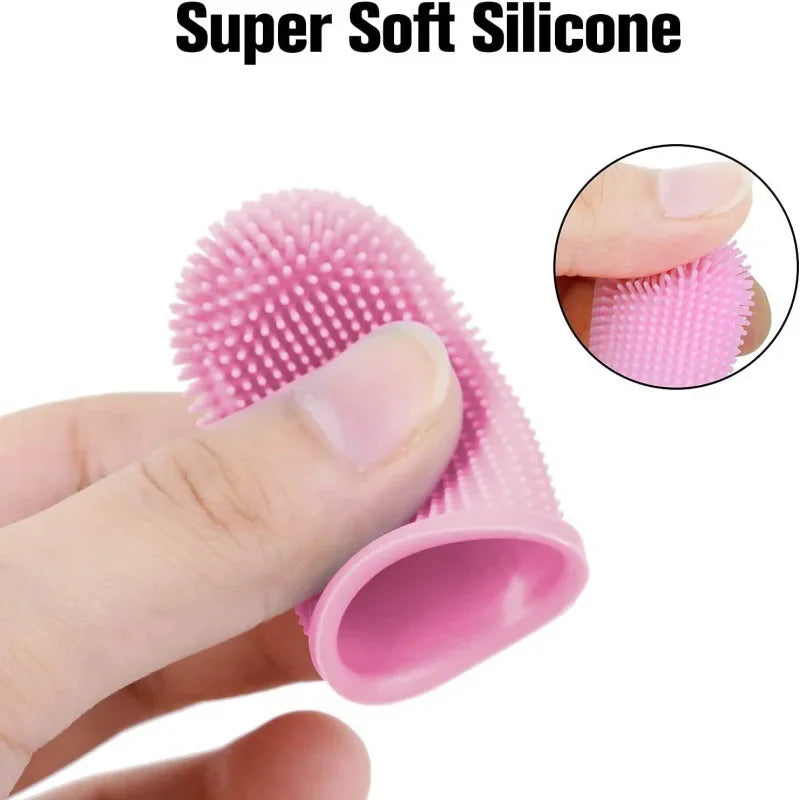 Pet Grooming Finger Brush Glove